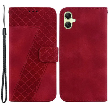 For Samsung Galaxy A05 4G Case PU Leather 7-Shape Imprinted Phone Stand Cover