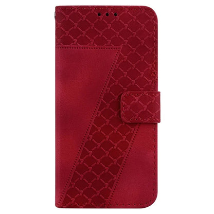 For Samsung Galaxy A05 4G Case PU Leather 7-Shape Imprinted Phone Stand Cover