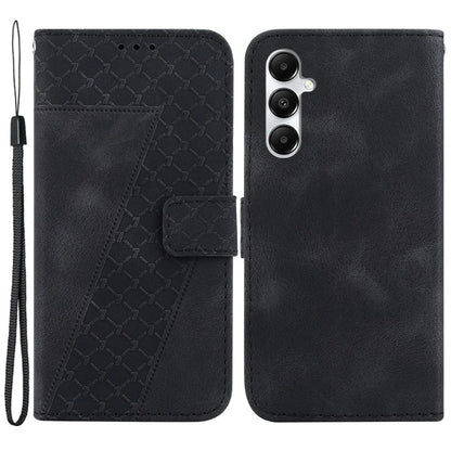 For Samsung Galaxy A05s 4G Case 7-Shape Imprint PU Leather Wallet Stand Phone Cover