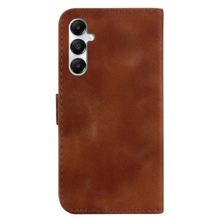 For Samsung Galaxy A05s 4G Case 7-Shape Imprint PU Leather Wallet Stand Phone Cover
