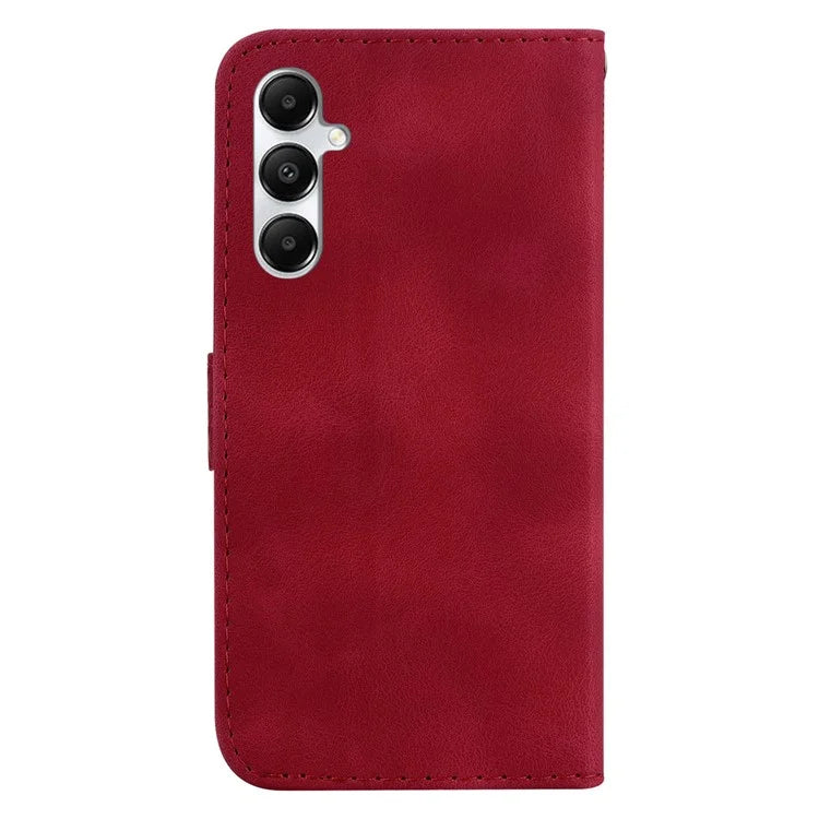 For Samsung Galaxy A05s 4G Case 7-Shape Imprint PU Leather Wallet Stand Phone Cover