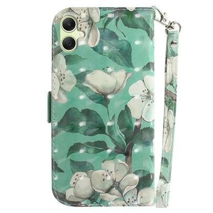 For Samsung Galaxy A05 4G Case Mobile Phone 3D Pattern Printed PU Leather Cover