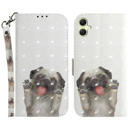 For Samsung Galaxy A05 4G Case Mobile Phone 3D Pattern Printed PU Leather Cover