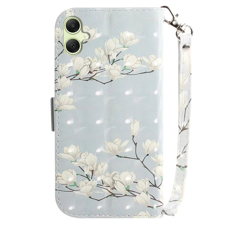 For Samsung Galaxy A05 4G Case Mobile Phone 3D Pattern Printed PU Leather Cover