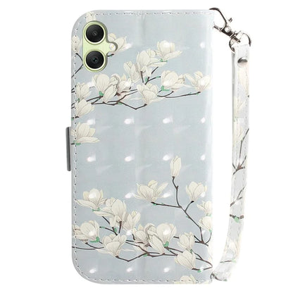 For Samsung Galaxy A05 4G Case Mobile Phone 3D Pattern Printed PU Leather Cover