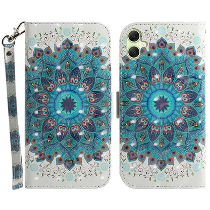 For Samsung Galaxy A05 4G Case Mobile Phone 3D Pattern Printed PU Leather Cover
