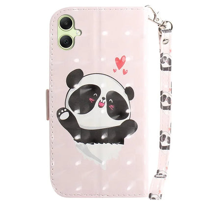 For Samsung Galaxy A05 4G Case Mobile Phone 3D Pattern Printed PU Leather Cover