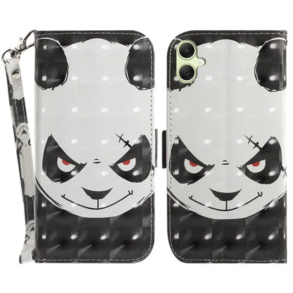 For Samsung Galaxy A05 4G Case Mobile Phone 3D Pattern Printed PU Leather Cover