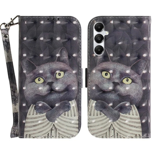 For Samsung Galaxy A05s 4G Case 3D Pattern Leather Cover with Wallet