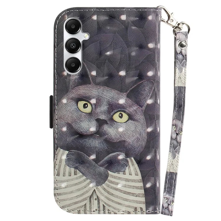 For Samsung Galaxy A05s 4G Case 3D Pattern Leather Cover with Wallet