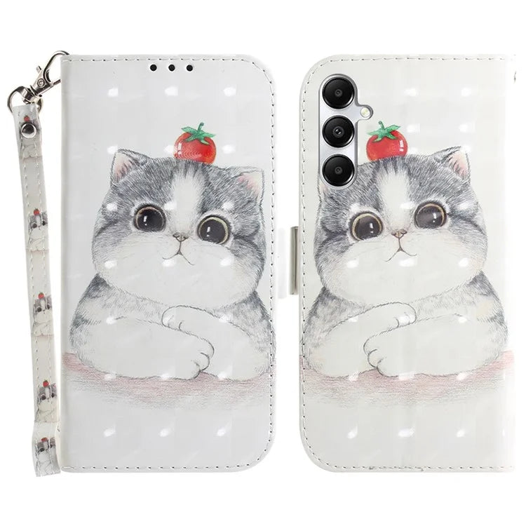 For Samsung Galaxy A05s 4G Case 3D Pattern Leather Cover with Wallet
