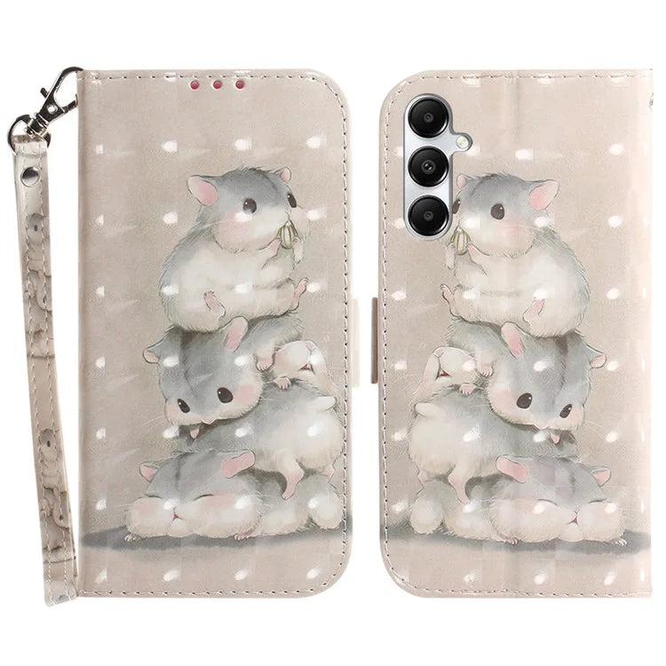 For Samsung Galaxy A05s 4G Case 3D Pattern Leather Cover with Wallet