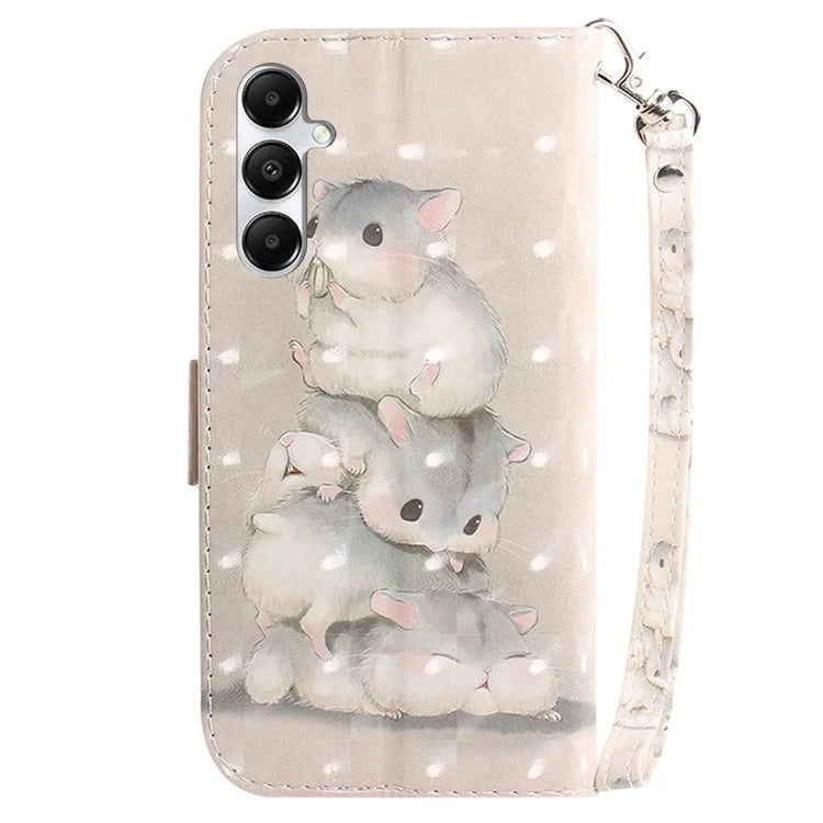 For Samsung Galaxy A05s 4G Case 3D Pattern Leather Cover with Wallet