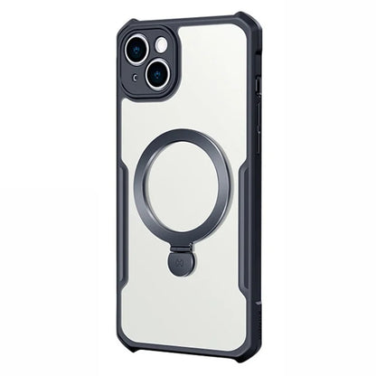 XUNDD For iPhone 15 Acrylic+TPU Magnetic Phone Shell Shockproof Kickstand Cover