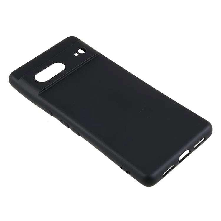 For Google Pixel 8 Case Fiber Lining Rubberized TPU Anti-scratch Phone Cover Back Shell