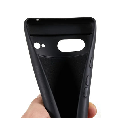 For Google Pixel 8 Case Fiber Lining Rubberized TPU Anti-scratch Phone Cover Back Shell