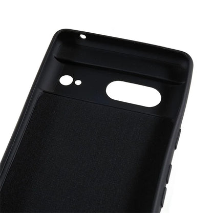 For Google Pixel 8 Case Fiber Lining Rubberized TPU Anti-scratch Phone Cover Back Shell
