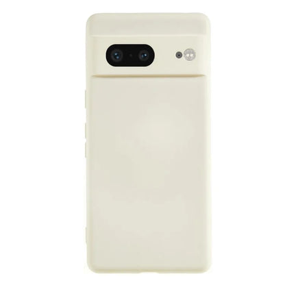 For Google Pixel 8 Case Fiber Lining Rubberized TPU Anti-scratch Phone Cover Back Shell