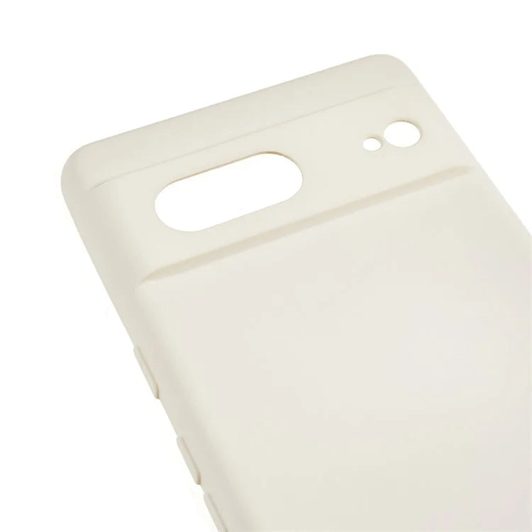 For Google Pixel 8 Case Fiber Lining Rubberized TPU Anti-scratch Phone Cover Back Shell