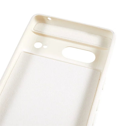 For Google Pixel 8 Case Fiber Lining Rubberized TPU Anti-scratch Phone Cover Back Shell
