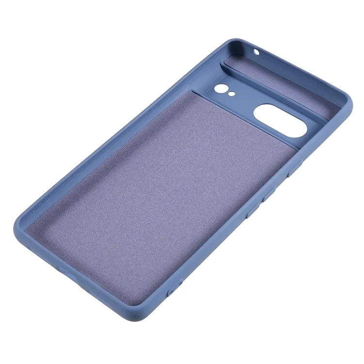 For Google Pixel 8 Case Fiber Lining Rubberized TPU Anti-scratch Phone Cover Back Shell