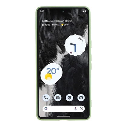 For Google Pixel 8 Case Fiber Lining Rubberized TPU Anti-scratch Phone Cover Back Shell