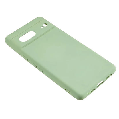 For Google Pixel 8 Case Fiber Lining Rubberized TPU Anti-scratch Phone Cover Back Shell