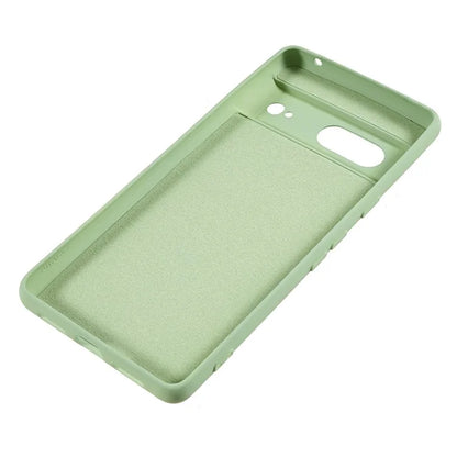 For Google Pixel 8 Case Fiber Lining Rubberized TPU Anti-scratch Phone Cover Back Shell