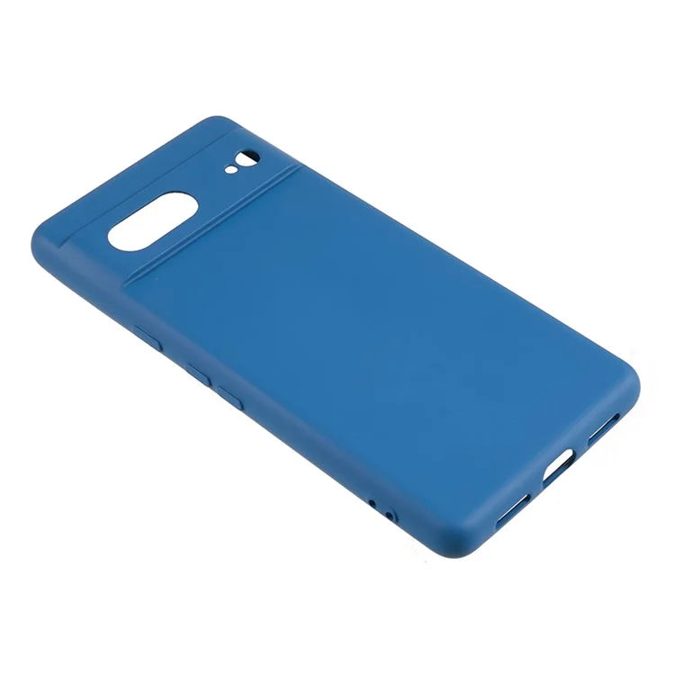 For Google Pixel 8 Case Fiber Lining Rubberized TPU Anti-scratch Phone Cover Back Shell