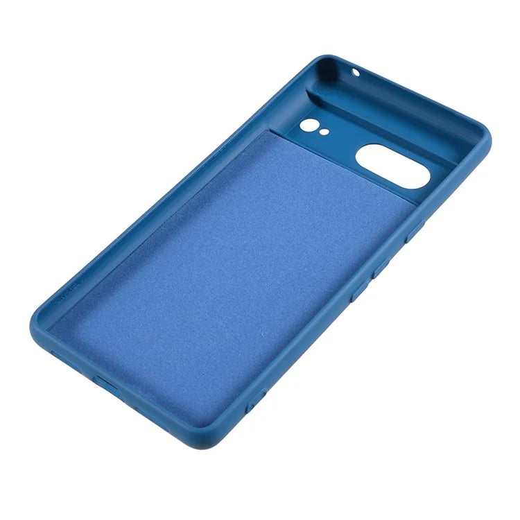 For Google Pixel 8 Case Fiber Lining Rubberized TPU Anti-scratch Phone Cover Back Shell