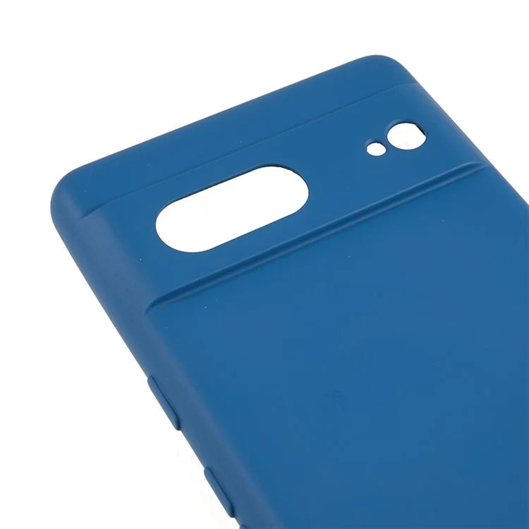 For Google Pixel 8 Case Fiber Lining Rubberized TPU Anti-scratch Phone Cover Back Shell