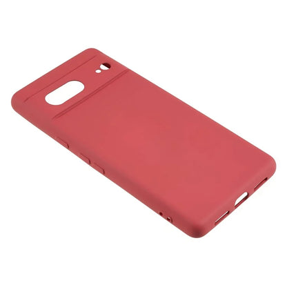 For Google Pixel 8 Case Fiber Lining Rubberized TPU Anti-scratch Phone Cover Back Shell