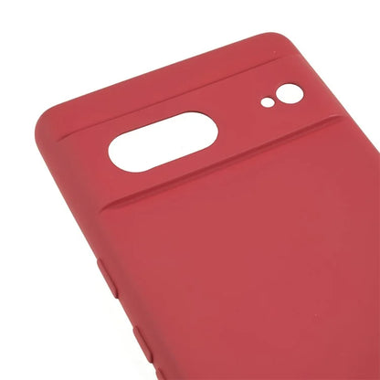 For Google Pixel 8 Case Fiber Lining Rubberized TPU Anti-scratch Phone Cover Back Shell