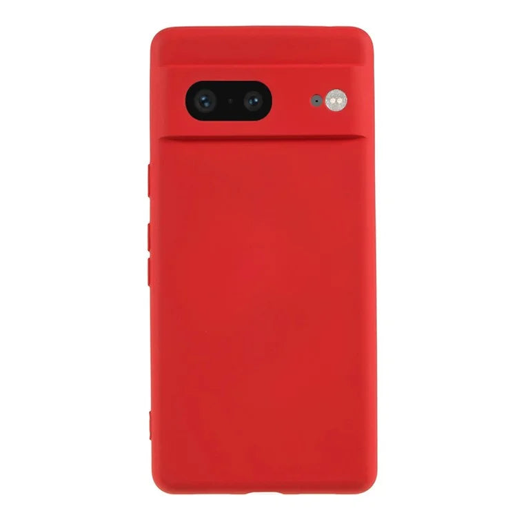 For Google Pixel 8 Case Fiber Lining Rubberized TPU Anti-scratch Phone Cover Back Shell