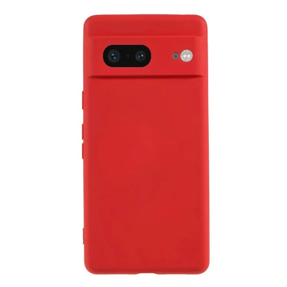 For Google Pixel 8 Case Fiber Lining Rubberized TPU Anti-scratch Phone Cover Back Shell