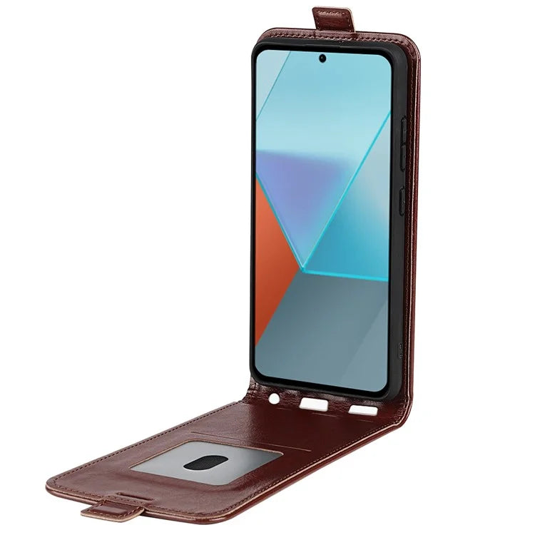 For Xiaomi Redmi Note 13 Pro 5G / Poco X6 5G Case Crazy Horse Texture Mobile Phone Leather Cover