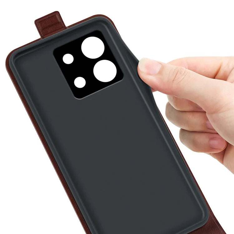 For Xiaomi Redmi Note 13 Pro 5G / Poco X6 5G Case Crazy Horse Texture Mobile Phone Leather Cover