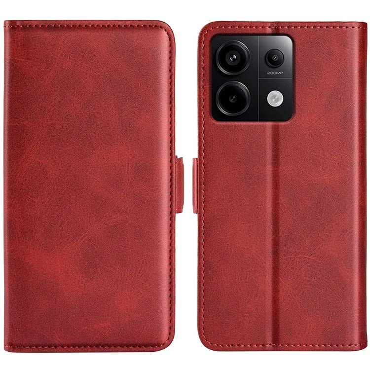 For Xiaomi Redmi Note 13 Pro 5G / Poco X6 5G Case Fall Proof Leather Wallet Stand Cellphone Cover