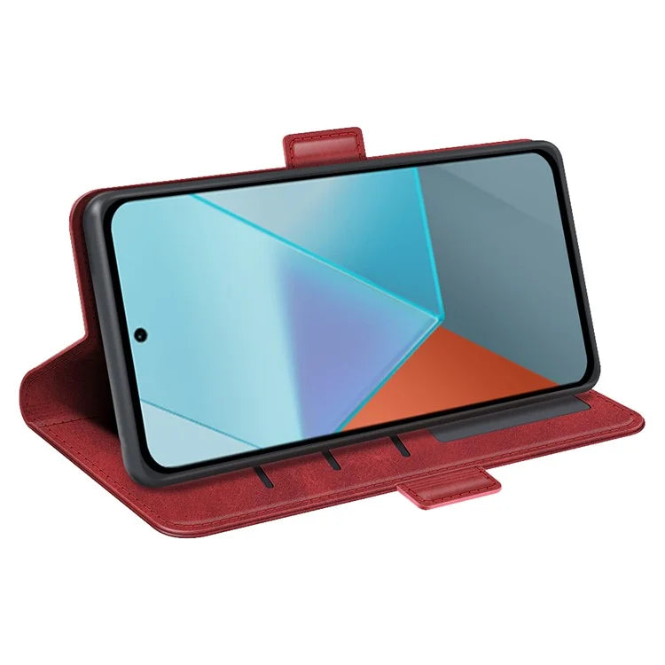 For Xiaomi Redmi Note 13 Pro 5G / Poco X6 5G Case Fall Proof Leather Wallet Stand Cellphone Cover