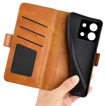 For Xiaomi Redmi Note 13 Pro 5G / Poco X6 5G Case Fall Proof Leather Wallet Stand Cellphone Cover
