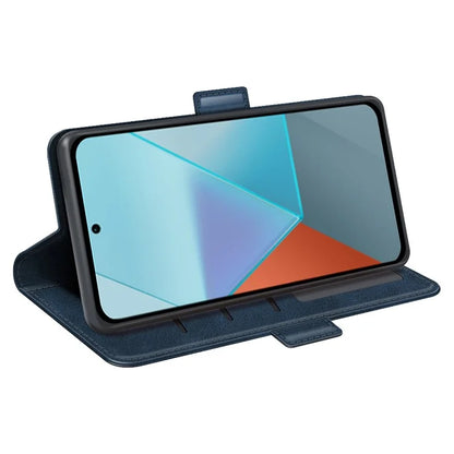 For Xiaomi Redmi Note 13 Pro 5G / Poco X6 5G Case Fall Proof Leather Wallet Stand Cellphone Cover