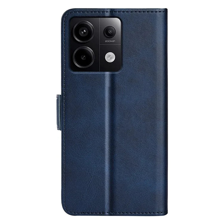 For Xiaomi Redmi Note 13 Pro 5G / Poco X6 5G Case Fall Proof Leather Wallet Stand Cellphone Cover