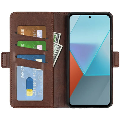 For Xiaomi Redmi Note 13 Pro 5G / Poco X6 5G Case Fall Proof Leather Wallet Stand Cellphone Cover