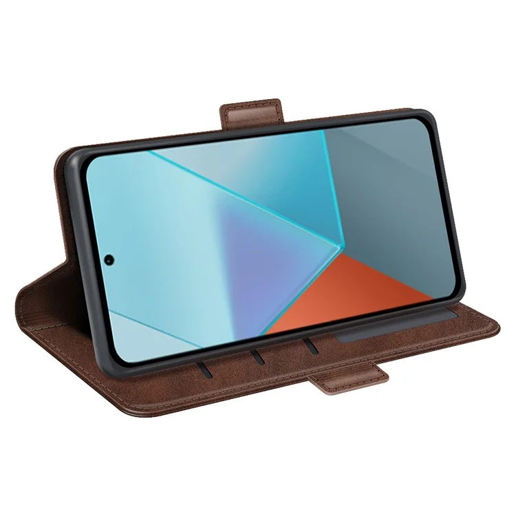 For Xiaomi Redmi Note 13 Pro 5G / Poco X6 5G Case Fall Proof Leather Wallet Stand Cellphone Cover