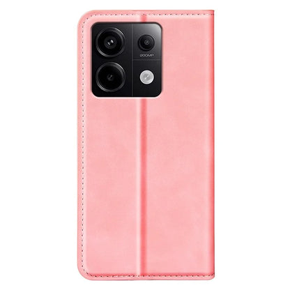 For Xiaomi Redmi Note 13 Pro 5G / Poco X6 5G Case Flip Shell PU Leather Skin-touch Phone Cover