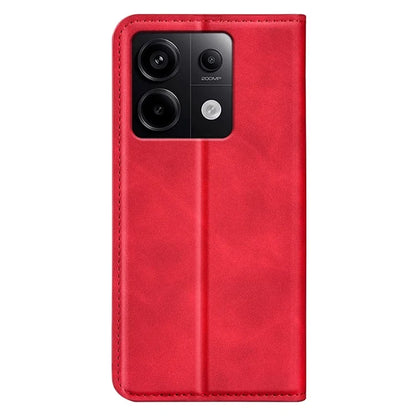 For Xiaomi Redmi Note 13 Pro 5G / Poco X6 5G Case Flip Shell PU Leather Skin-touch Phone Cover
