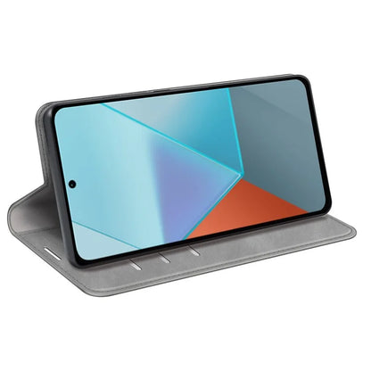For Xiaomi Redmi Note 13 Pro 5G / Poco X6 5G Case Flip Shell PU Leather Skin-touch Phone Cover