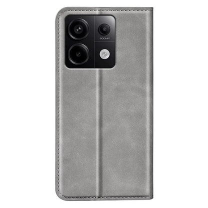 For Xiaomi Redmi Note 13 Pro 5G / Poco X6 5G Case Flip Shell PU Leather Skin-touch Phone Cover