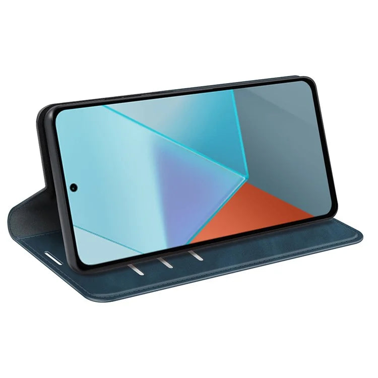 For Xiaomi Redmi Note 13 Pro 5G / Poco X6 5G Case Flip Shell PU Leather Skin-touch Phone Cover