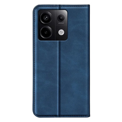 For Xiaomi Redmi Note 13 Pro 5G / Poco X6 5G Case Flip Shell PU Leather Skin-touch Phone Cover